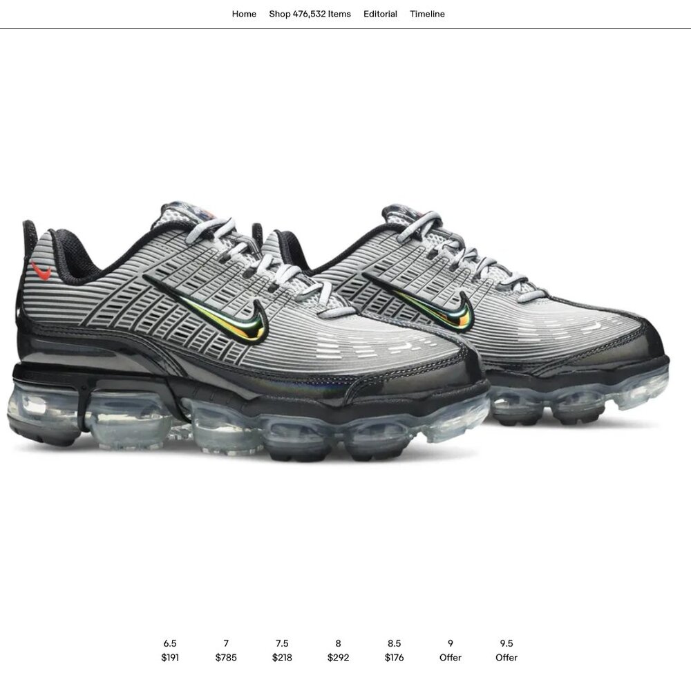 Nike Wmns Air VaporMax 360 'Grey'